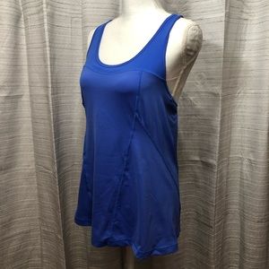 NWOT [ Zella ] Blue Open Back Workout Tank